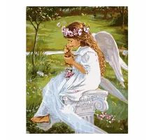 Картина по номерам Гармония ангела с природой в термопакете 40*50см (VA-2550)