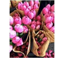 Картина по номерам Голландские тюльпаны в термопакете 40*50см (GX7520)