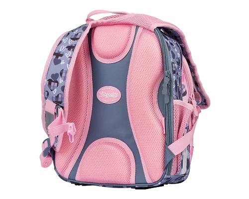 Рюкзак школьный 1Вересня S-107 Purrrfect розовый/серый (552001)