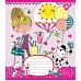 Зошит шкільна А5 12 лінія YES Girls Dreams набір 25 шт. (763456)