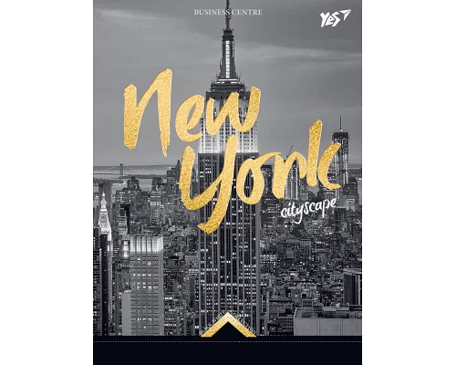 Блокнот А6 64 клетка YES твердый переплет Gorjous New York (151471)