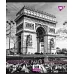 Зошит шкільна А5 96 клітка YES B & W City набір 5 шт. (764400)