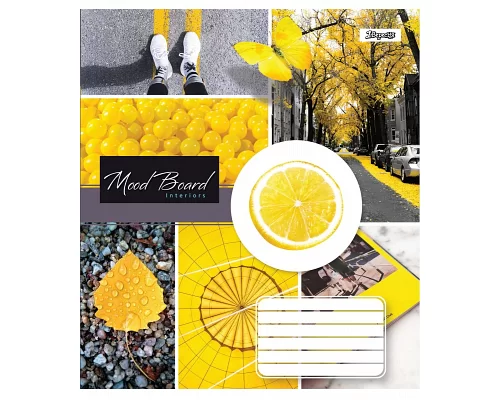 Зошит шкільна А5 18 клітка 1В Mood Board набір 25 шт. (764890)