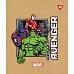 Зошит шкільна А5 12 коса YES Avenger Крафт набір 10 шт. (765076)