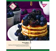 Зошит шкільна А5 18 клітка YES Pancakes набір 25 шт. (764979)