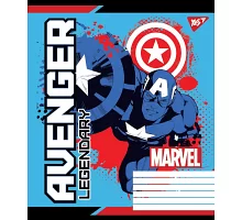 Зошит шкільна А5 24 клітка YES Avengers. Legends набір 20 шт. (765388)