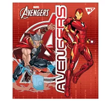 Зошит шкільна А5 12 коса YES Marvel набір 10 шт. (765154)