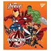 Зошит шкільна А5 12 коса YES Marvel набір 10 шт. (765154)