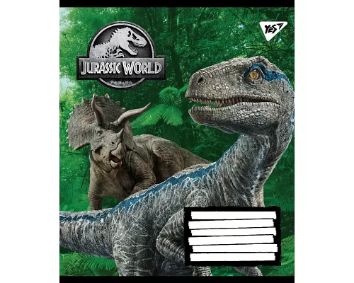 Зошит шкільна А5 18 клітка YES Jurassic World. Genetic Failure набір 25 шт. (765382)