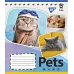 Зошит шкільна А5 18 клітка YES Pets Shoot набір 25 шт. (765381)