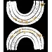 Зошит шкільна А5 24 лінія YES Black Abstract набір 10 шт. (765243)