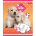Зошит шкільна А5 12 лінія 1В Lovely Puppies набір 25 шт. (765419)