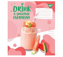 Зошит шкільна А5 12 лінія YES Smoothie набір 25 шт. (765505)