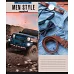 Зошит шкільна А5 18 лінія 1В Men Style набір 25 шт. (765434)