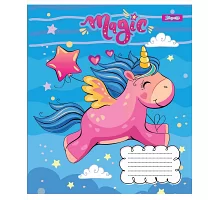 Зошит шкільна А5 12 клітка 1В Happy Unicorn набір 25 шт. (765642)