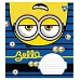 Зошит шкільна А5 18 клітка YES Miniontastic набір 25 шт. (765604)