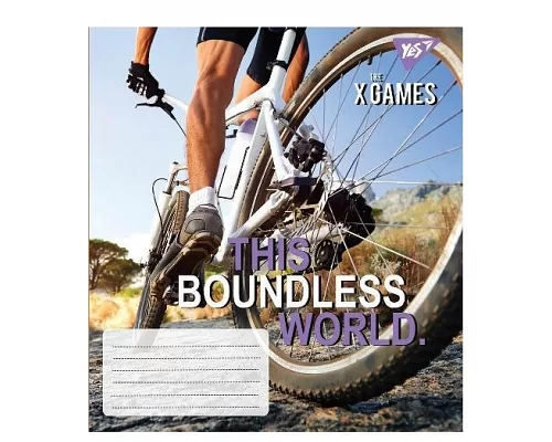Зошит шкільна А5 36 лінія YES The Boundless World набір 15 шт. (765631)