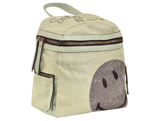 Сумка-рюкзак YES зеленый код: 554415