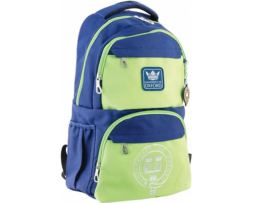 Рюкзак подростковый YES OX 233 сине-зеленый 31*46*17 код: 554012