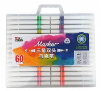 Набор скетч-маркеров 60 шт. для рисования двусторонних Aihao sketchmarker код: PM515-60