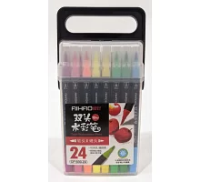 Набір скетч-маркерів 24 шт. для малювання двосторонніх Aihao sketchmarker код: CP600-24