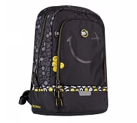 Рюкзак школьный Yes S-79 Smiley World Black&Yellow (552274)