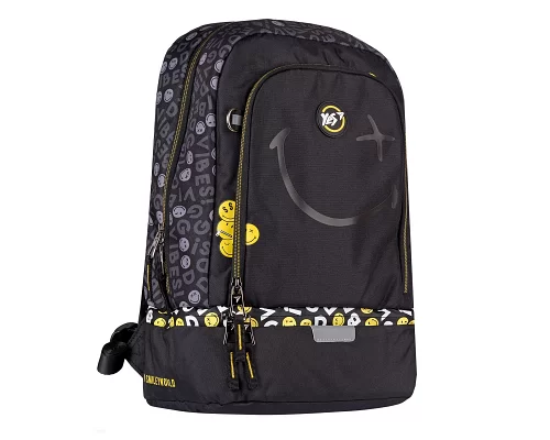 Рюкзак шкільний Yes S-79 Smiley World Black & Yellow (552274)