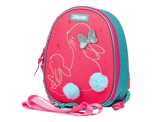 Рюкзак детский 1Вересня K-43 Bunny розовый/бирюзовый (552552)