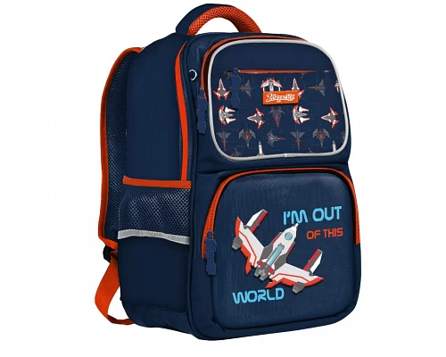 Рюкзак шкільний 1вересня S-105 Space синій (556793)