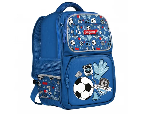 Рюкзак школьный 1Вересня S-105 Football синий (558307)