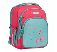 Рюкзак школьный 1Вересня S-106 Bunny розовый/бирюзовый (551653)