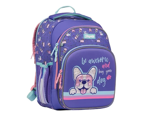 Рюкзак школьный 1Вересня S-106 Corgi фиолетовый (552285)