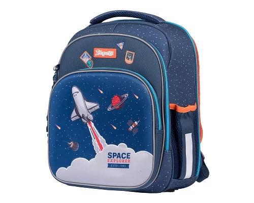 Рюкзак шкільний 1вересня S-106 Space синій (552242)