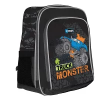 Рюкзак школьный SMART H-55 Monster Truck черный (558026)