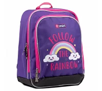 Рюкзак школьный SMART H-55 Follow the rainbow фиолетовый (558039)