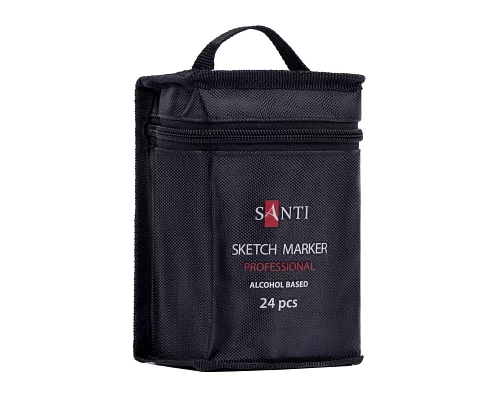 Набор скетч-маркеров SANTI Professional в сумке на спиртовой основе 24 шт (390598)