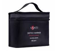 Набор скетч-маркеров SANTI Professional в сумке на спиртовой основе 60 шт (390600)