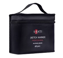 Набор скетч-маркеров SANTI Professional в сумке на спиртовой основе 60 шт (390600)