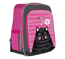 Рюкзак школьный SMART H-55 Cat rules розовый/серый (558036)