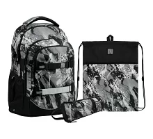 Шкільний набір рюкзак+пенал+сумка Wonder Kite Splash (SET_WK22-727M-6)