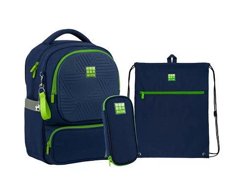 Набор школьный рюкзак + пенал + сумка Wonder Kite (SET_WK22-728M-2)