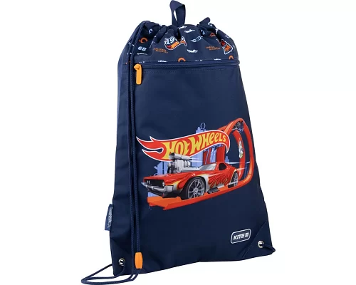 Сумка для обуви с карманом Kite Education Hot Wheels (HW22-601M-1)