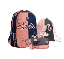 Набор школьный рюкзак + пенал + сумка YES H-100_Collection Barbie (559170)