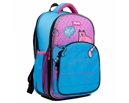 Рюкзак школьный ортопедичный 1Вересня S-97 Pink and Blue (559493)