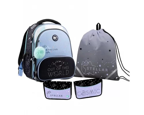 Набор школьный рюкзак + пенал + сумка YES S-91 Pusheen (553208К)