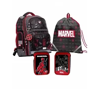 Набір рюкзак шкільний ортопедичний + пенал + сумка для взуття YES S-87 Marvel.Deadpool (553905К)