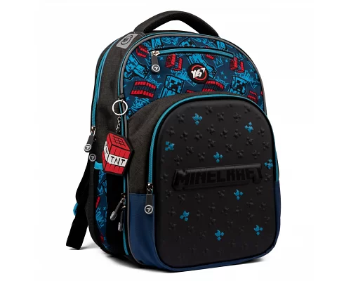 Набір рюкзак шкільний ортопедичний + пенал + сумка для взуття  YES S-96 Minecraft Funtage (559420К)