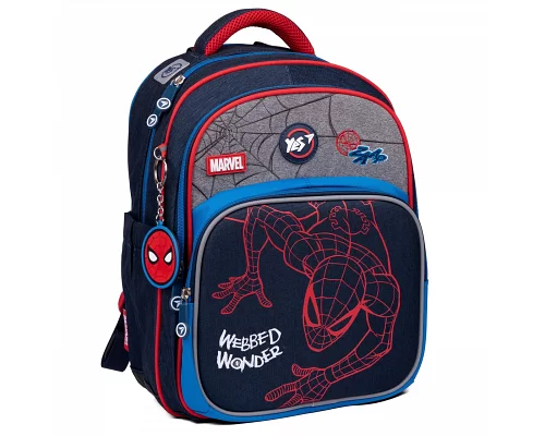 Набір рюкзак шкільний ортопедичний + пенал+ сумка для взуття YES S-91 Marvel Spiderman (553638К)
