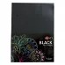 Бумага для рисования черная 10 листов 150 г/м2 А4. код: 741151