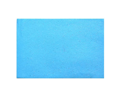 Набір Фетр Santi м'який з глит. блакитний 21*30см (10л) код: 741810
